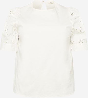 ONLY Curve - Blusa 'HERYL' en blanco: frente