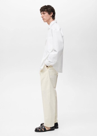 MANGO MAN Regular fit Button Up Shirt 'Antares' in White