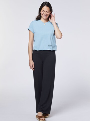 Detto Fatto T-Shirt ' mit Statement-Schriftzug ' in Blau