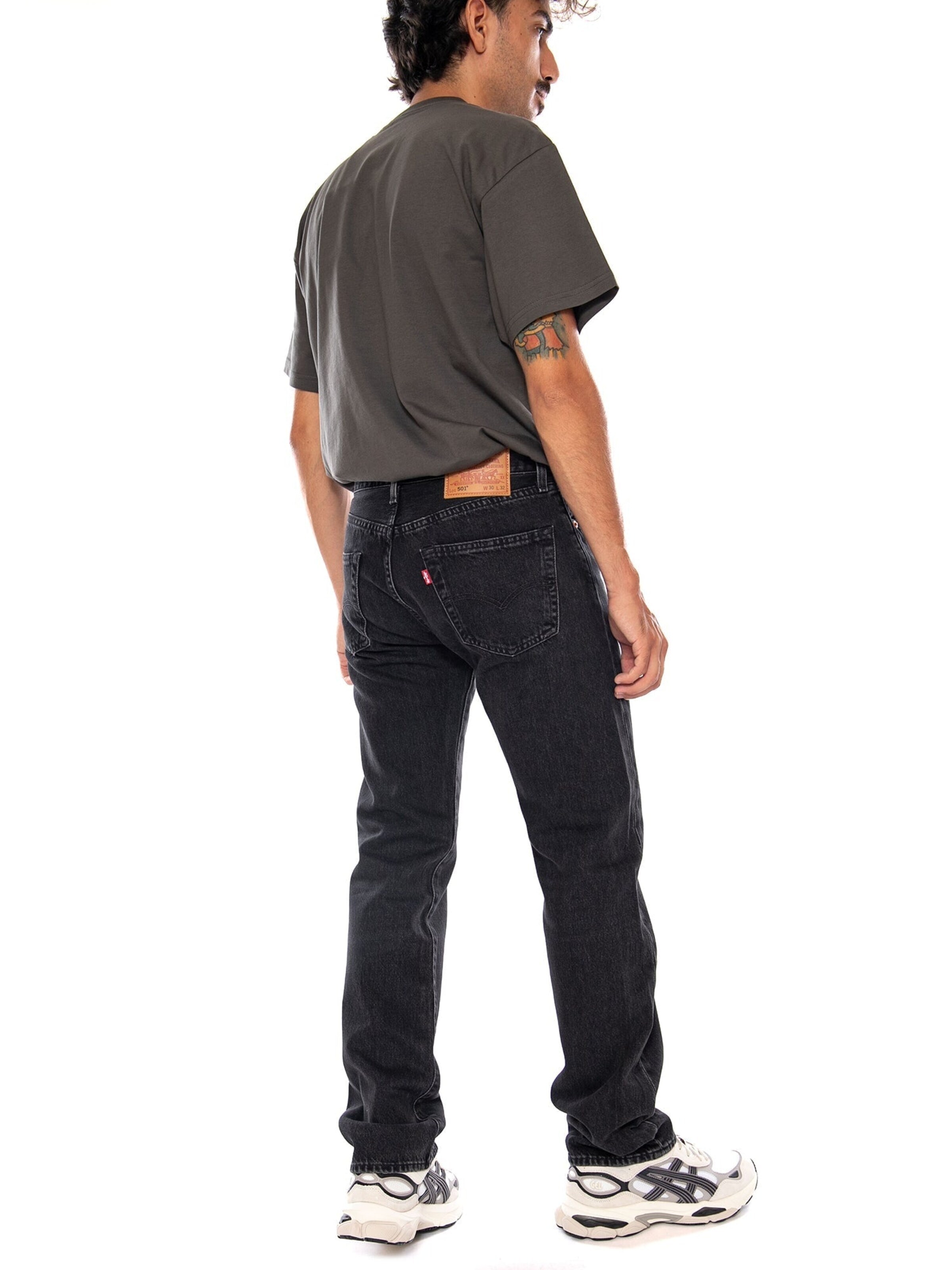 Baggy Jeans '501® ORIGINAL FOUND IN CAVE' di LEVI'S ® in nero