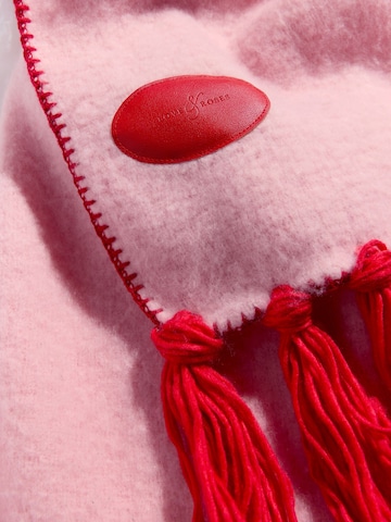 Foulards oversize love & roses en rose