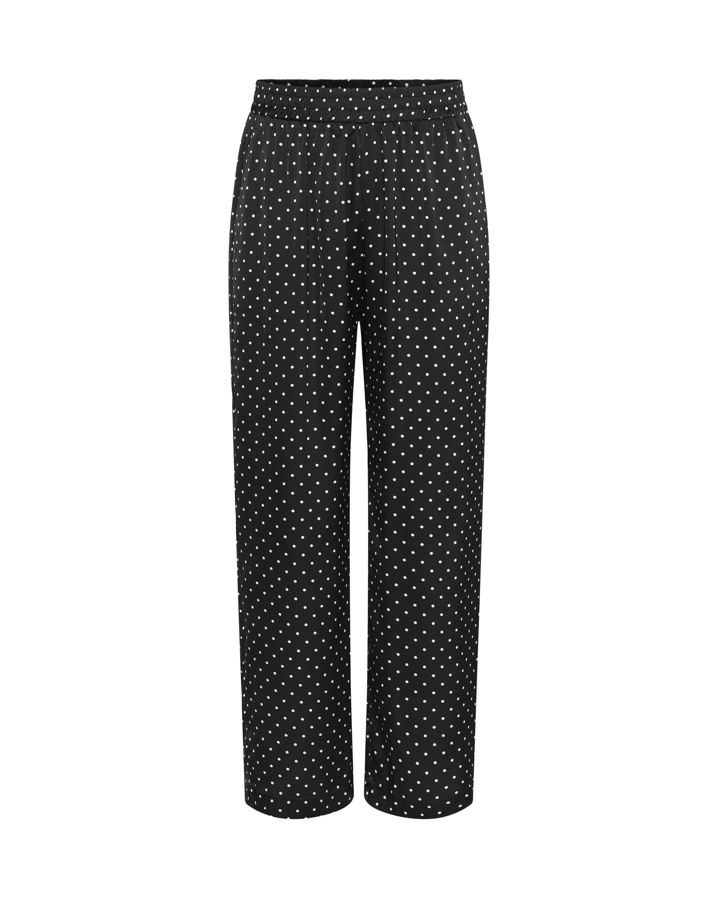 KAFFE CURVE Loosefit Broek 'Missu' in Zwart: voorkant