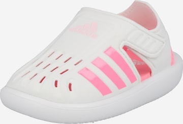 ADIDAS SPORTSWEAR Beach & Pool Shoes in White: front