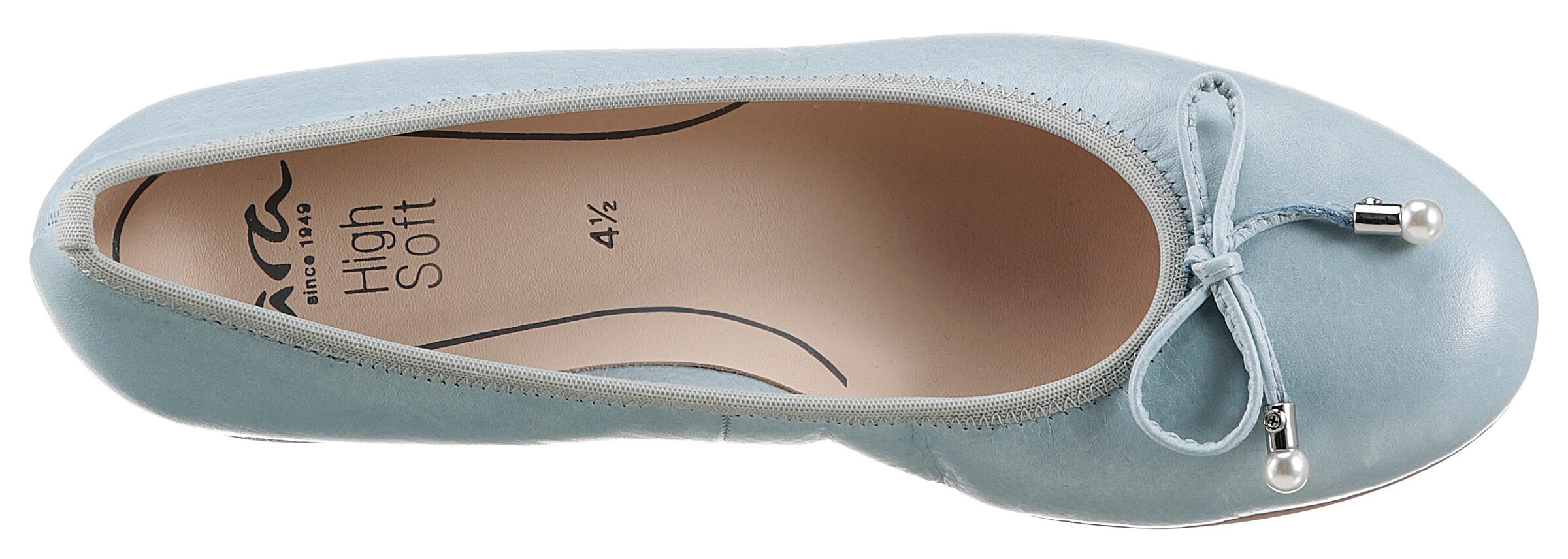 Frauen Ballerinas ARA Ballerina in Hellblau - LU28762 Frauen Ballerinas ARA Ballerina in Hellblau - LU28762