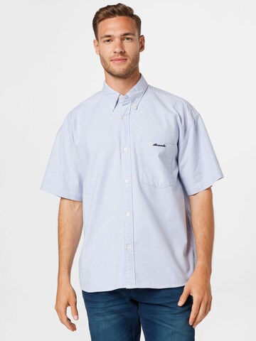Abercrombie & Fitch Pohodlné nošení Košile – modrá: přední strana