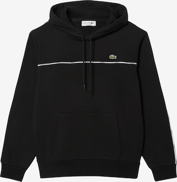 LACOSTE Sweatjacke in Schwarz: Vorderseite