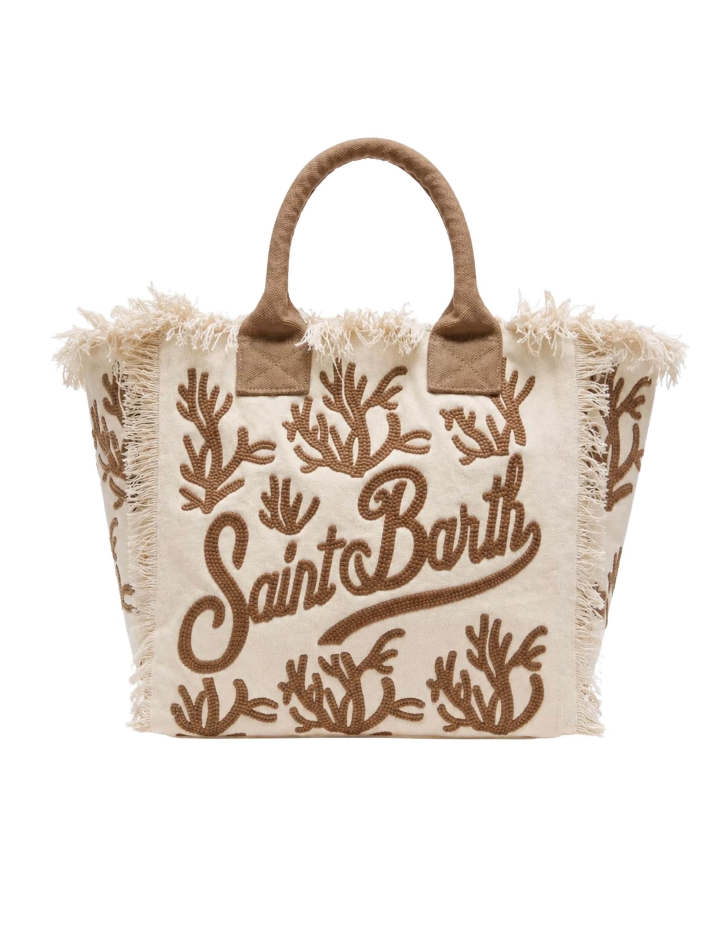 MC2 Saint Barth Shopper in Beige: voorkant