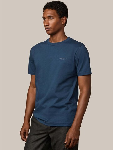 Coupe regular T-Shirt 'Heritage Ess' Hackett London en bleu
