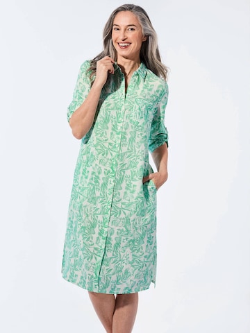 Goldner Blousejurk in Wit: voorkant