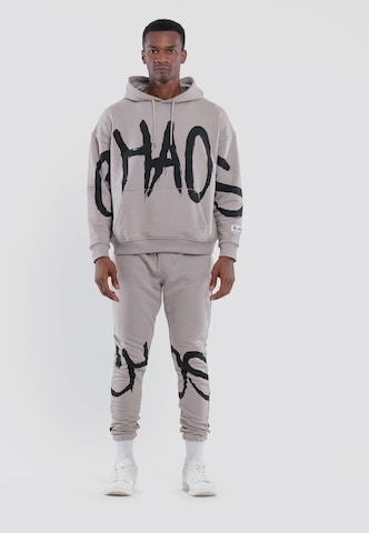 Tom Barron Sweatsuit 'Chaos' in Grey: front