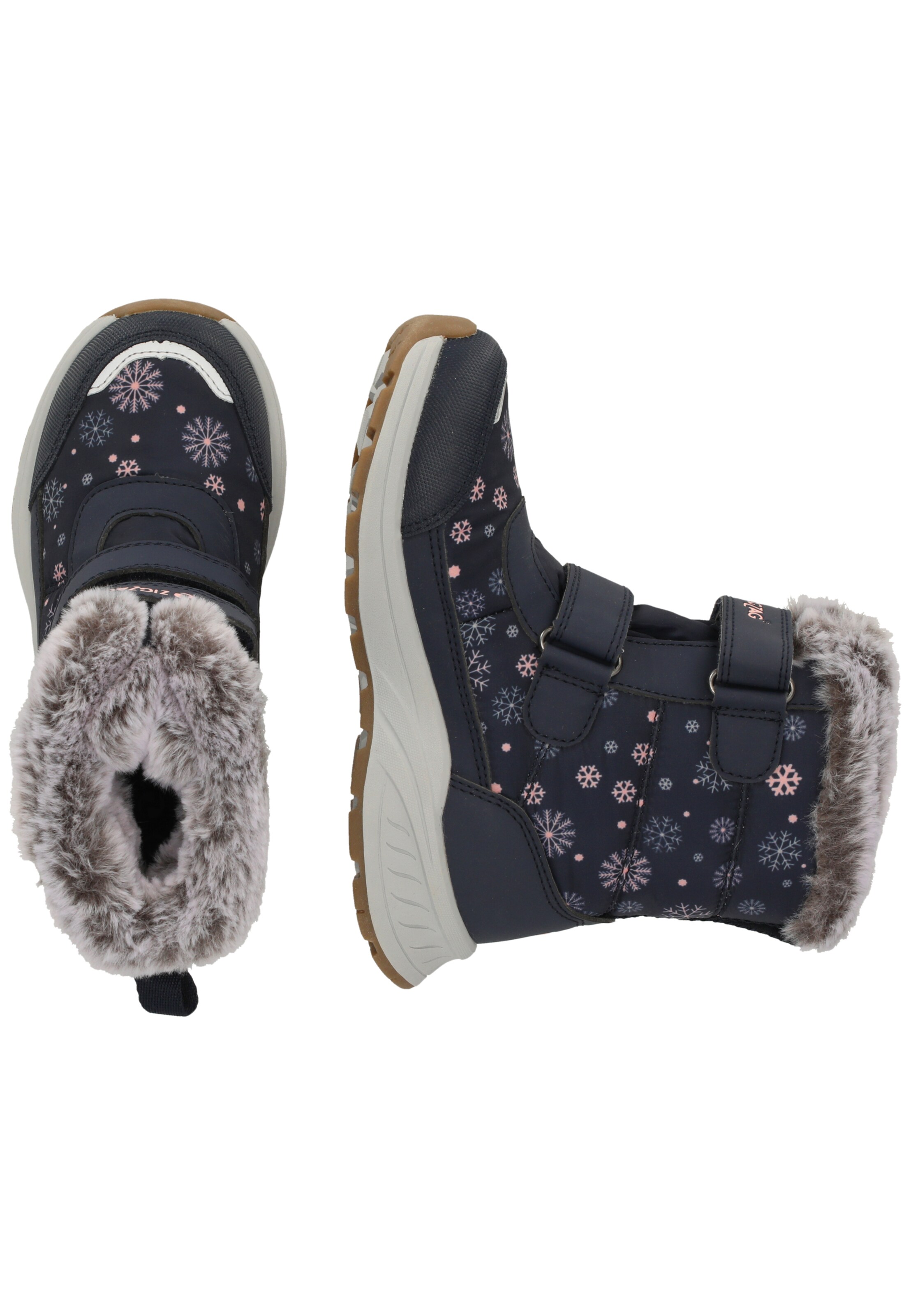 ZigZag Snow Boots in Blue