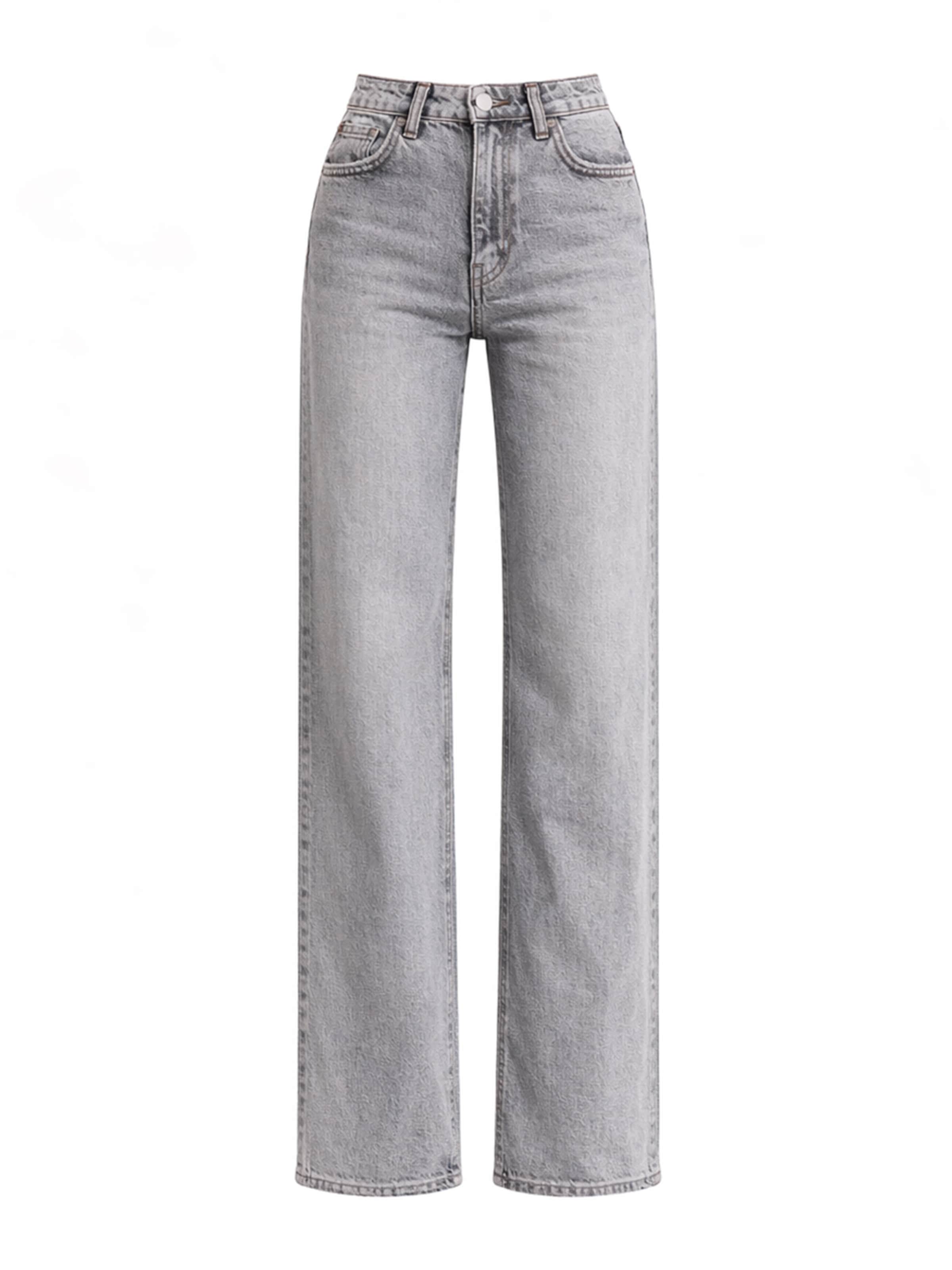 Loosefit Jean 'Loose Mid Rise Jeans' IT'S BASIC en gris : devant