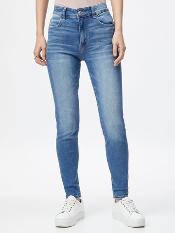 American Eagle Skinny Jeans in Blauw: voorkant