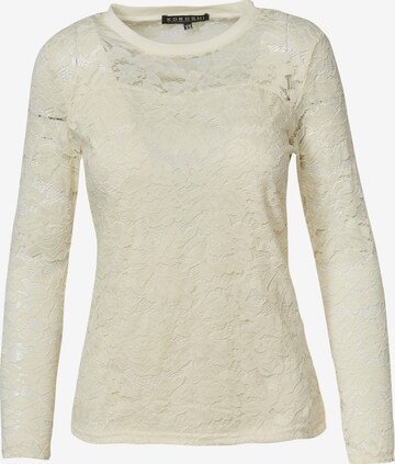 KOROSHI Shirt in Beige: front