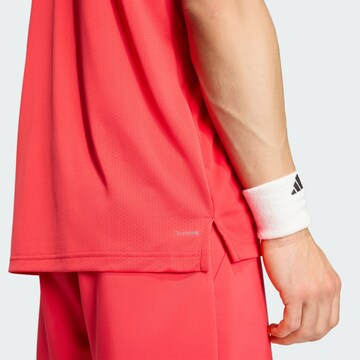 T-Shirt fonctionnel 'Club' ADIDAS PERFORMANCE en rouge