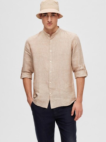 SELECTED Shirt‌ in Beige