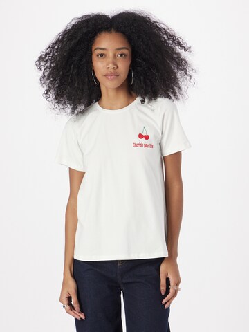 CULTURE - Camiseta 'Gith' en blanco: frente