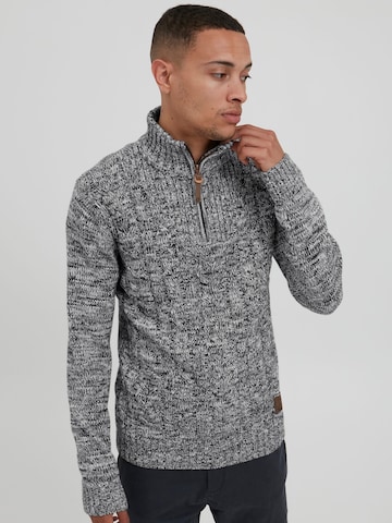 !Solid Strickpullover 'Pankraz' in Grau