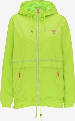 MYMO Between-Season Jacket in Green: front