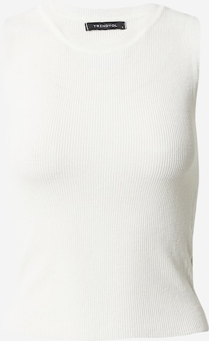 Trendyol Knitted Top in Beige: front
