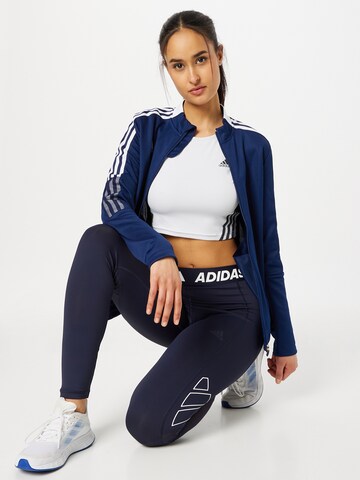 ADIDAS SPORTSWEAR Jakna za trening 'Tiro 21' | modra barva