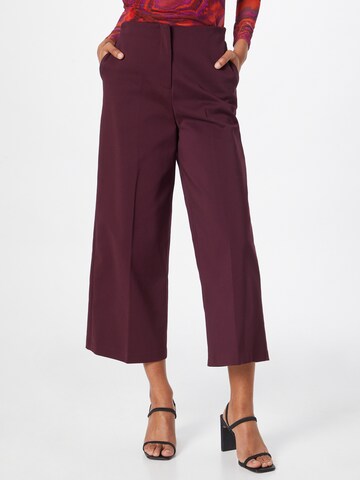 Wide leg Pantaloni di Karen Millen in lilla: frontale