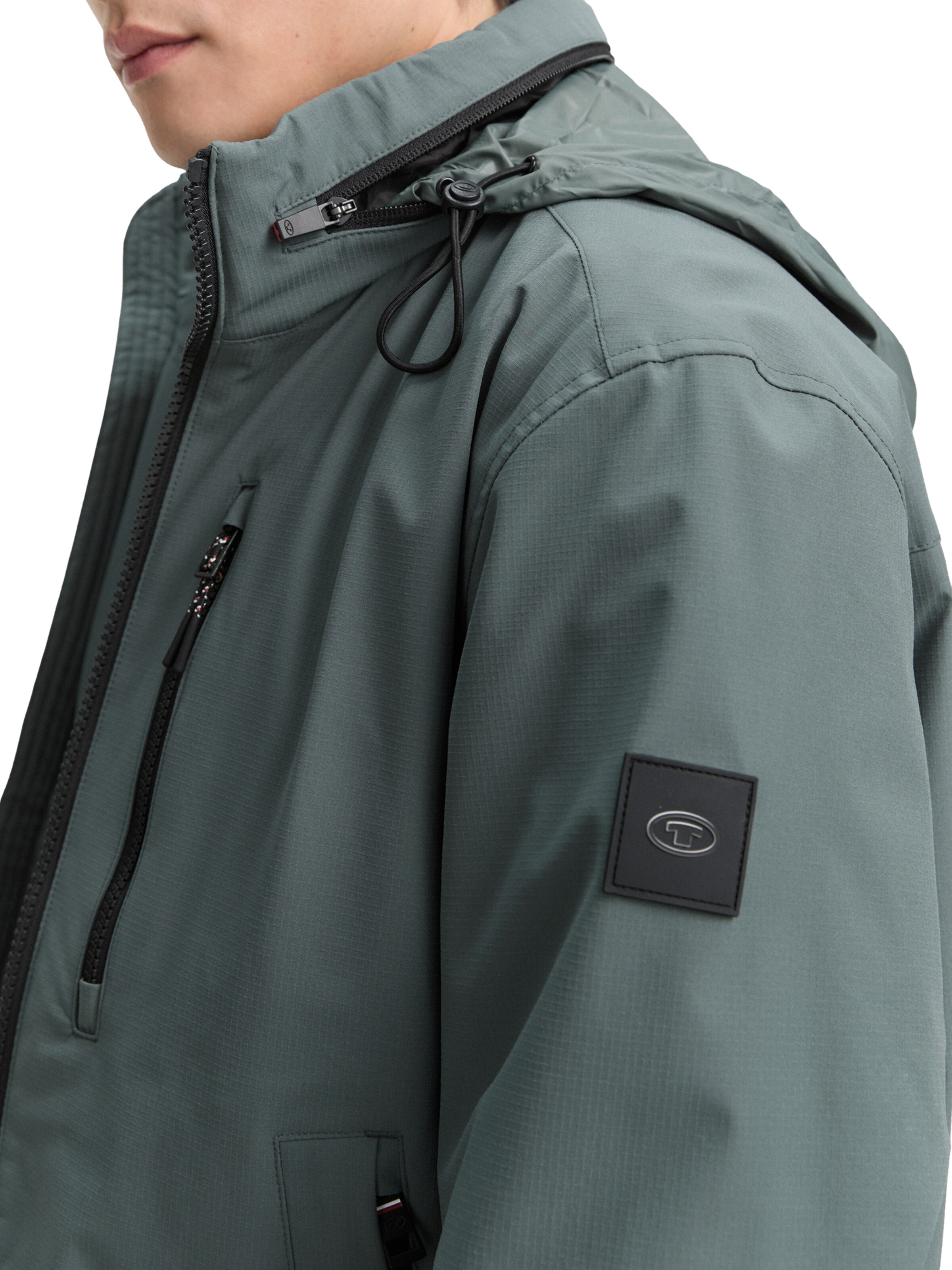 TOM TAILOR Jacke in Grün