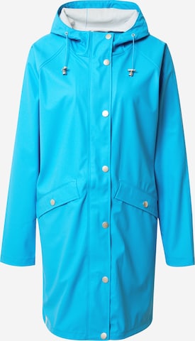 ICHI Raincoat 'TAZI' in Blue: front