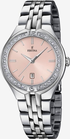 FESTINA Analoog horloge 'Mademoiselle' in Roze: voorkant
