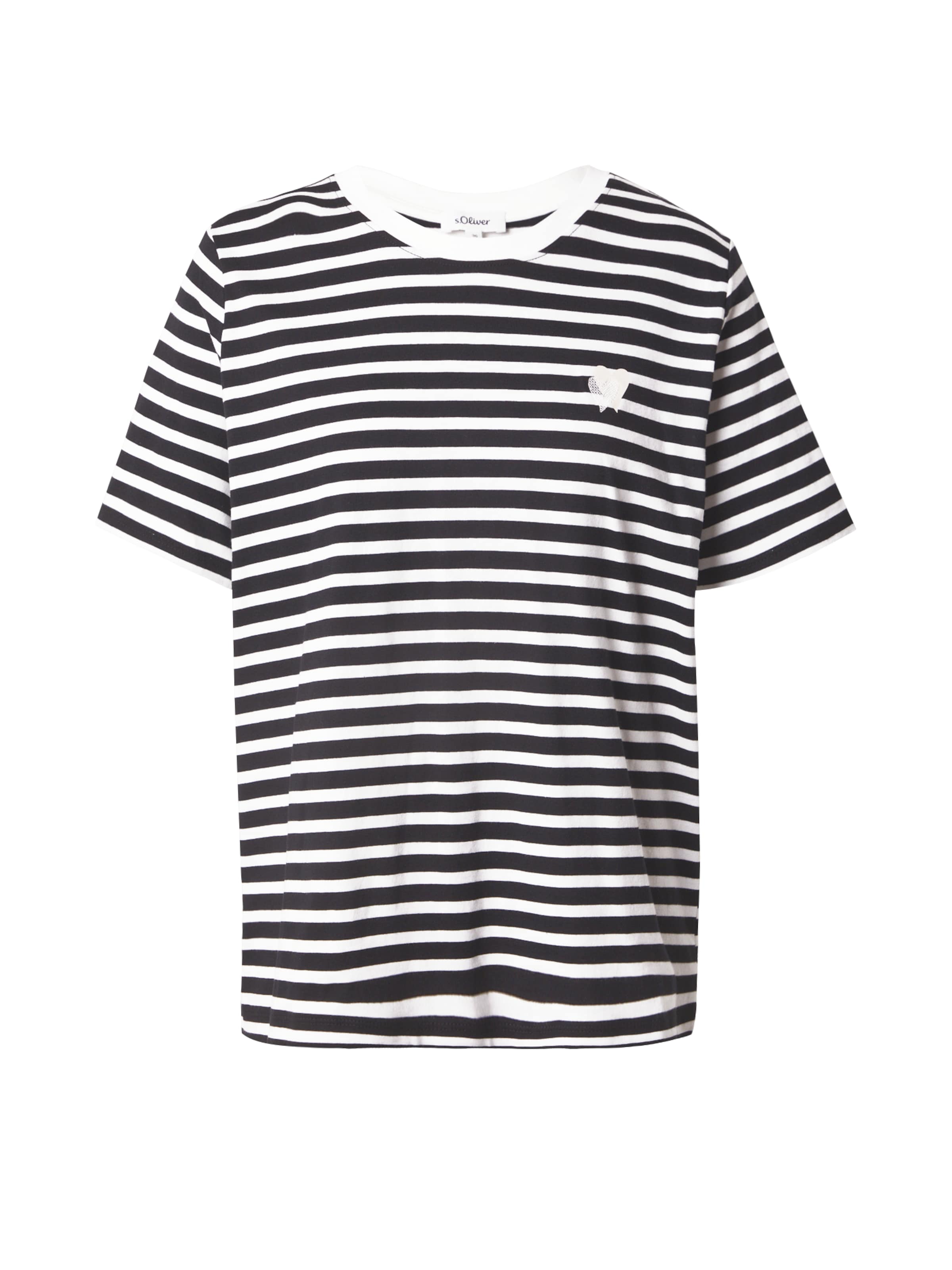 s.Oliver Tričko - Čierna: predná strana