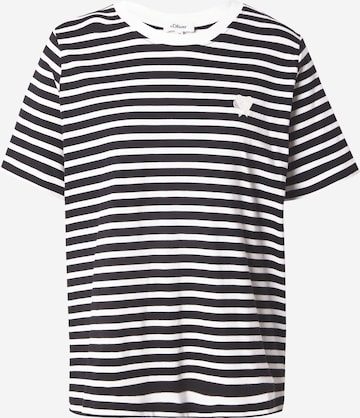 s.Oliver Shirt in Schwarz: Vorderseite