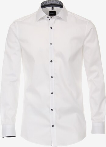 VENTI Slim fit Zakelijk overhemd in Wit: voorkant