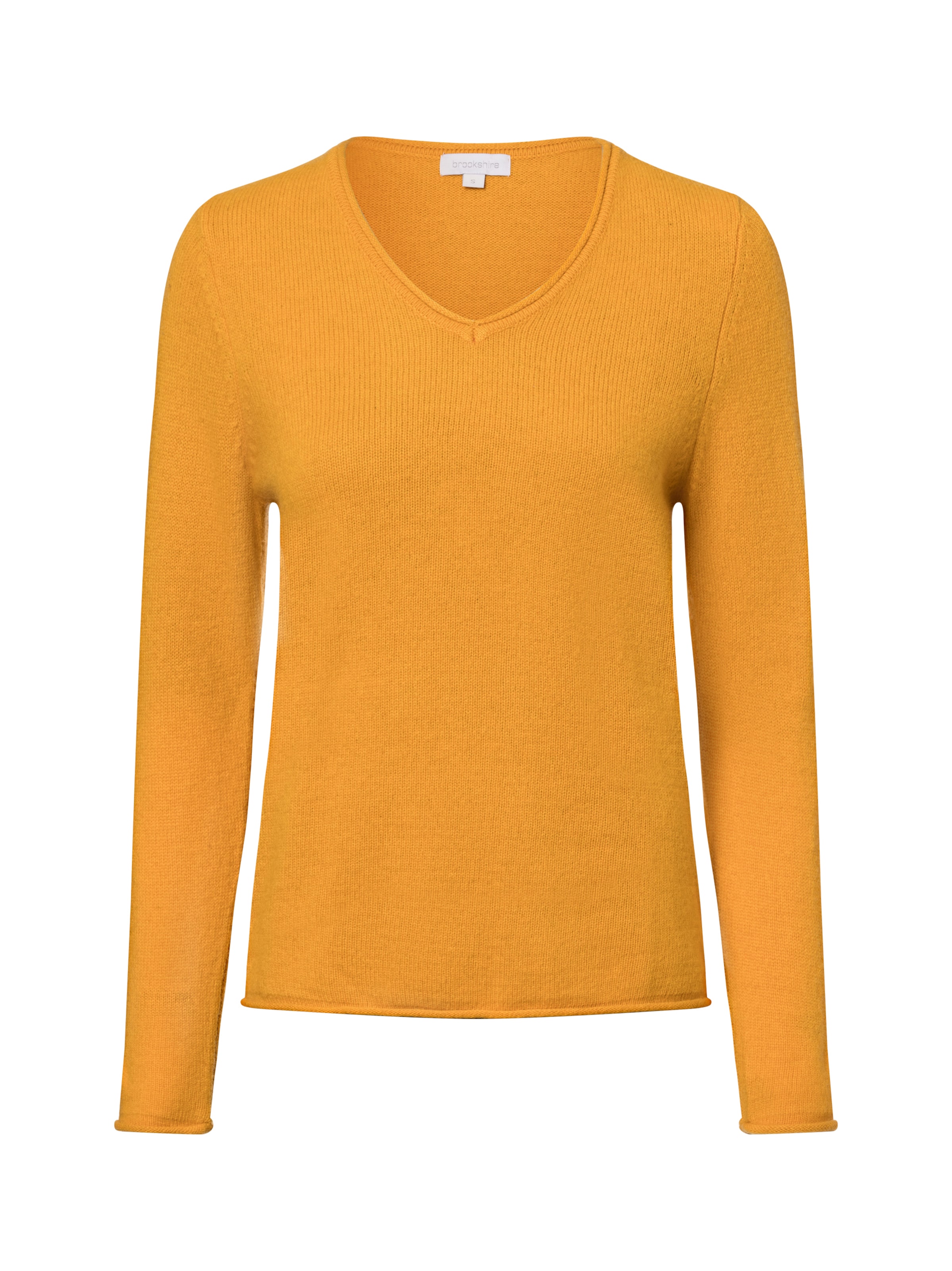 Brookshire Trui in Geel: voorkant