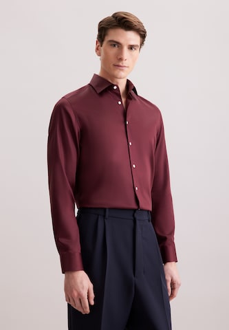 Coupe slim Chemise 'SMART CLASSICS' SEIDENSTICKER en rouge : devant