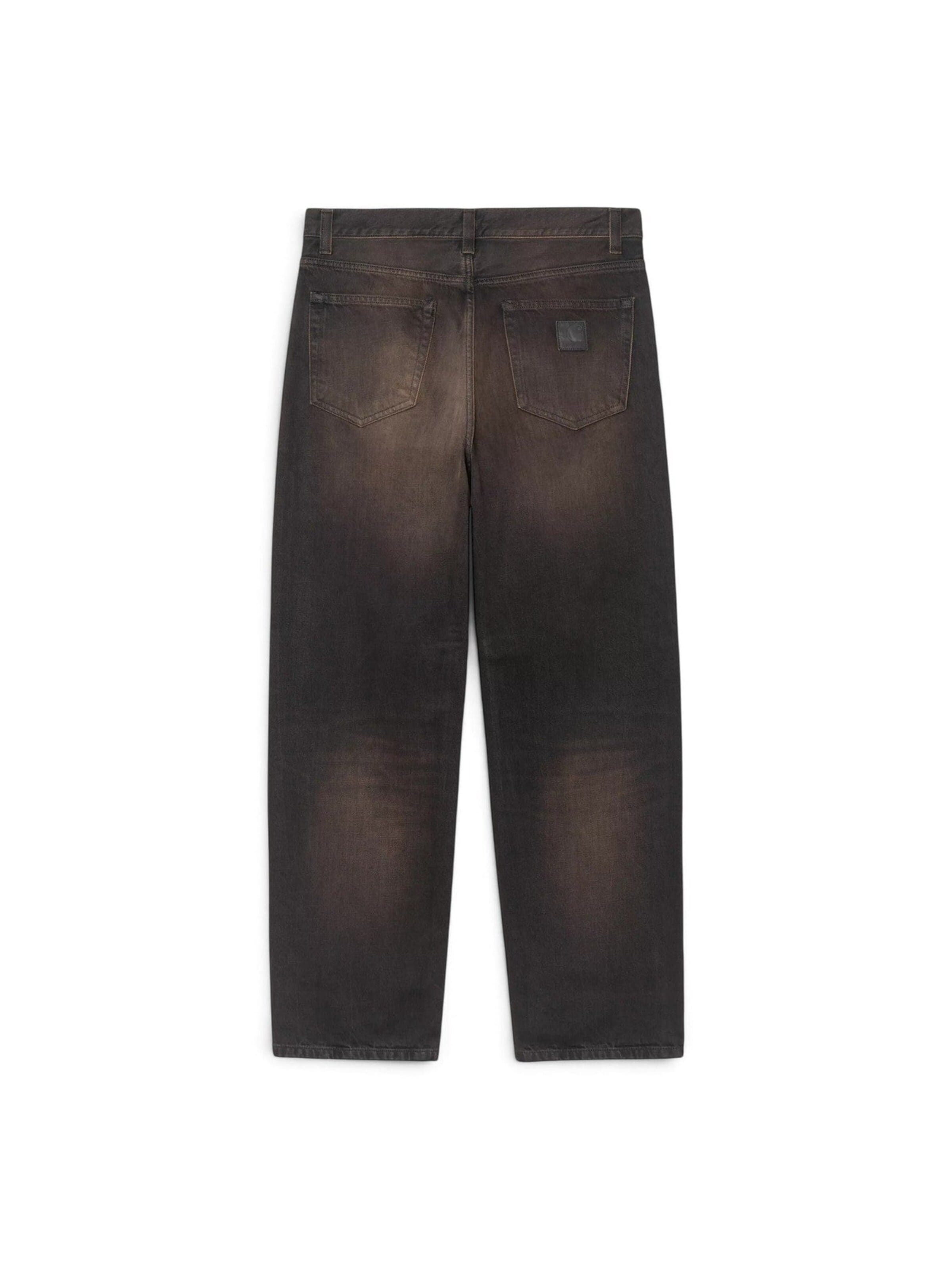 Baggy Pantaloni 'ARON PANT BLACK TOBACCO USED WASH' di Carhartt WIP in nero: frontale
