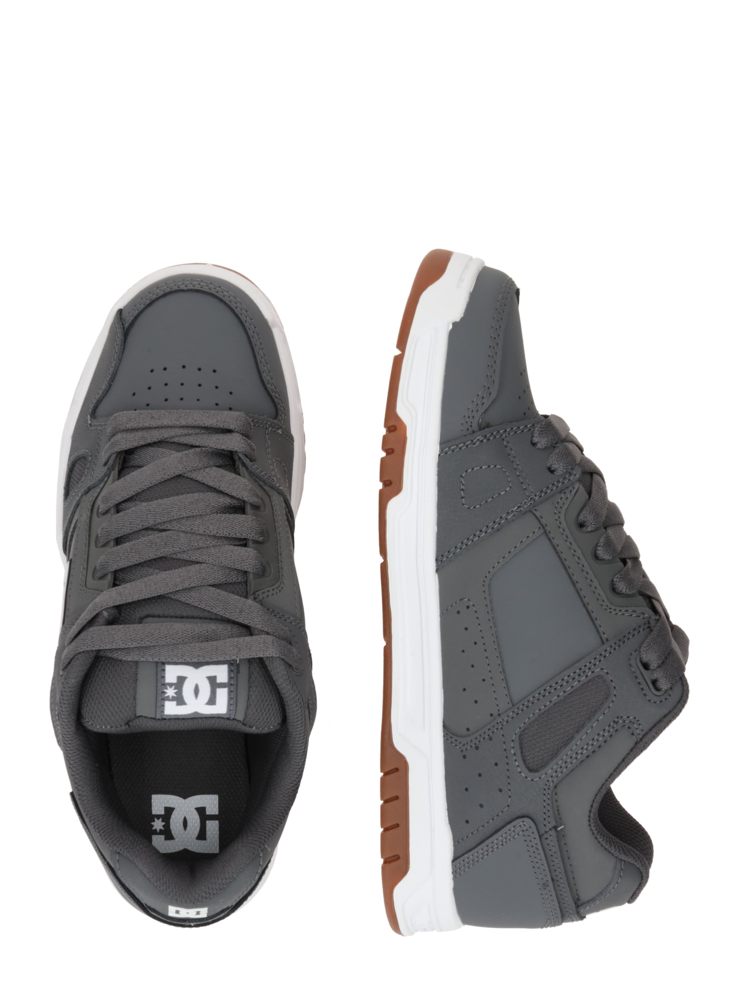 DC Shoes Låg sneaker 'STAG' i grå