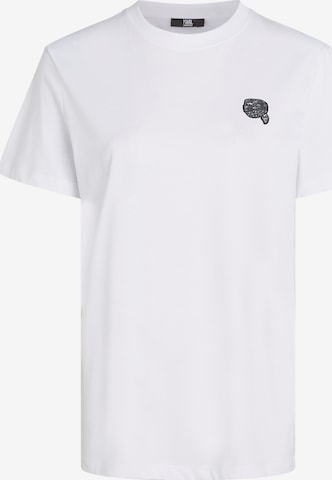 Karl Lagerfeld T-Shirt in Weiß: predná strana