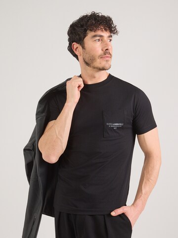 Karl Lagerfeld Póló - fekete: elől