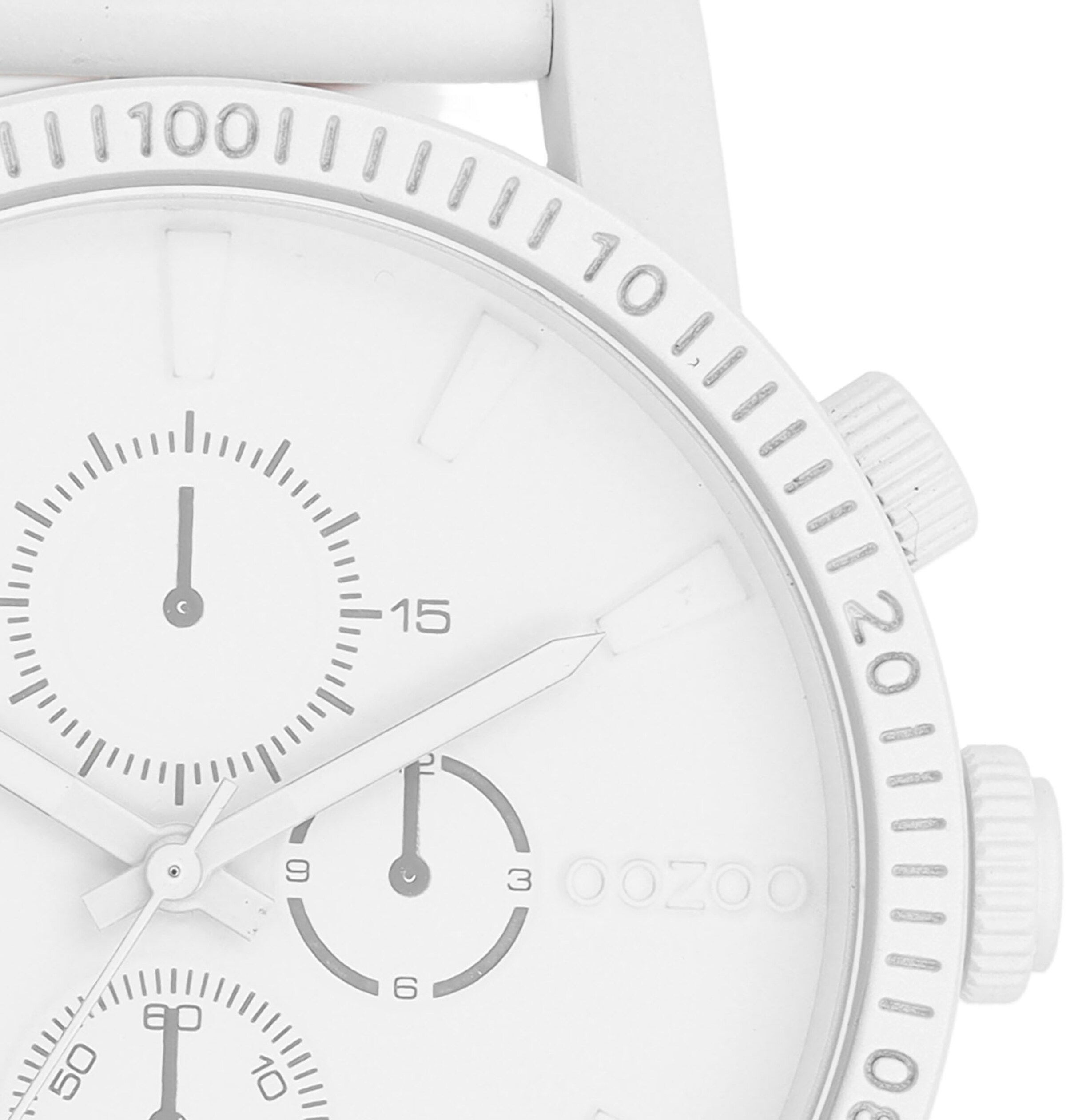 OOZOO Analog Watch in White