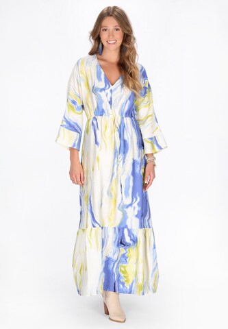 IZIA - Vestido 'Festival' en azul: frente