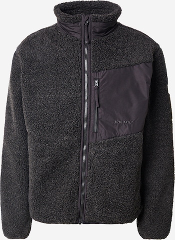 Veste en polaire 'Flawless' Iriedaily en noir : devant