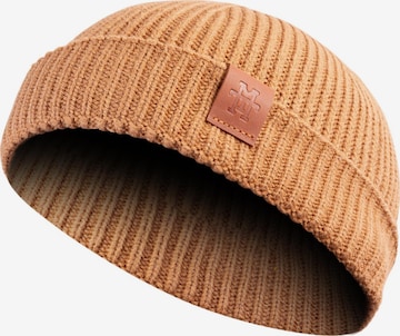 Manufaktur13 Beanie 'Fishermans' in Beige: front