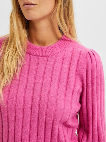 SELECTED FEMME Sweater 'GLOWIE' in Pink