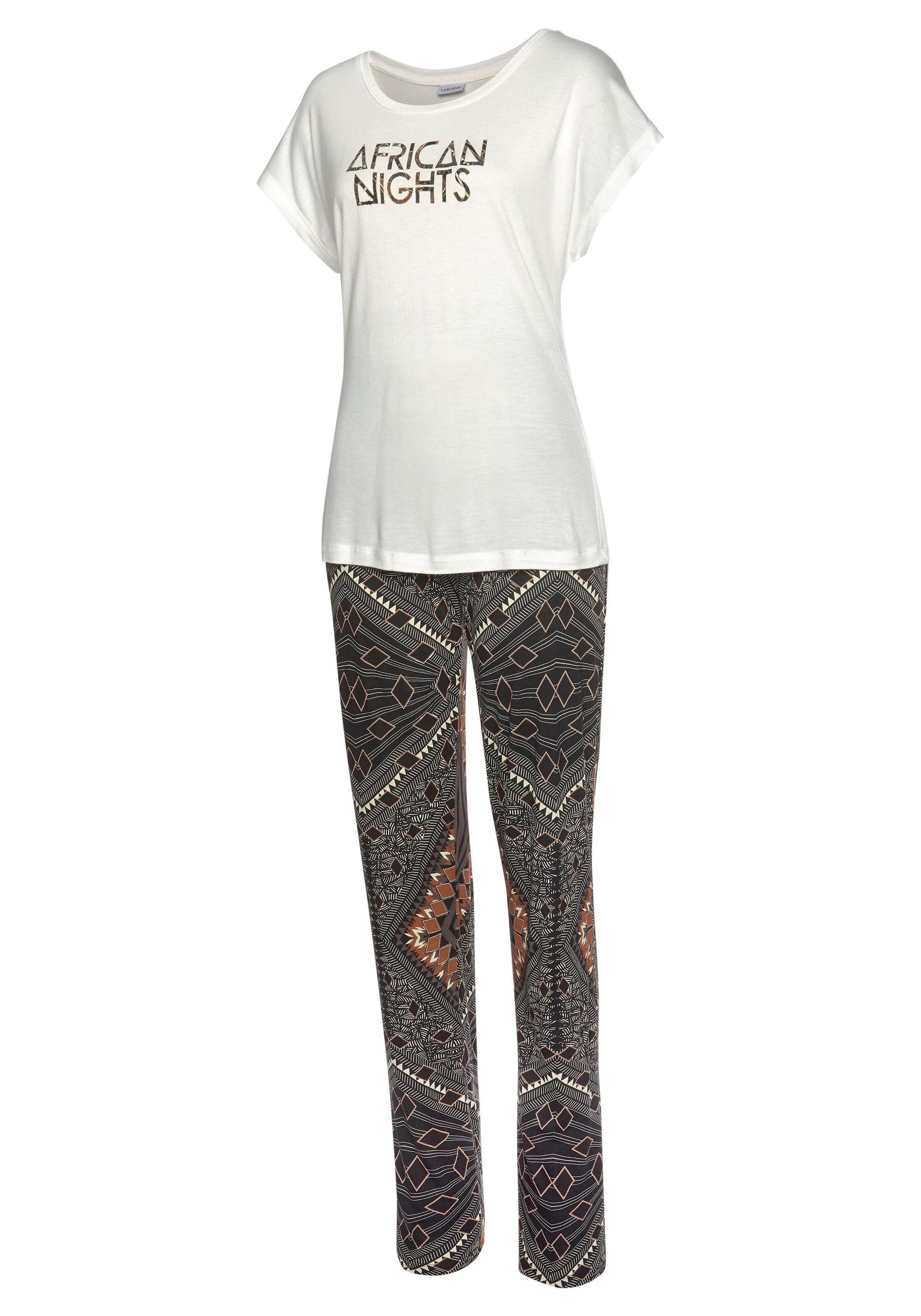 LASCANA Pajama in Black