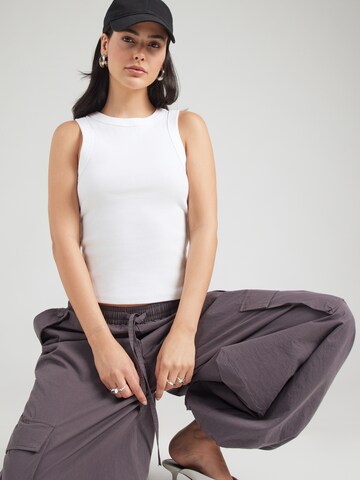 TOPSHOP Top in White: front