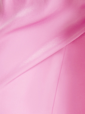 Bershka Široke hlačnice Kargo hlače | roza barva