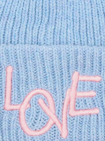 Zwillingsherz Beanie 'Karina' in Blue