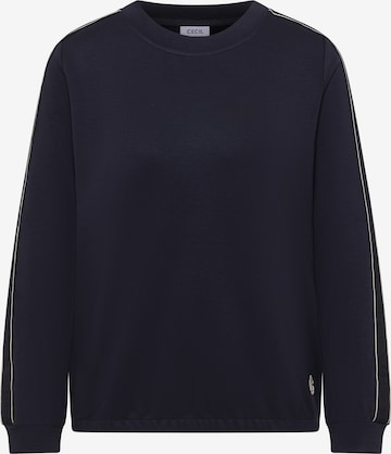 CECIL Sweatshirt in Blue: front