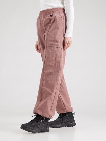 Effilé Pantalon outdoor 'Boundless Adventure Pant-Fig' COLUMBIA en rouge : devant