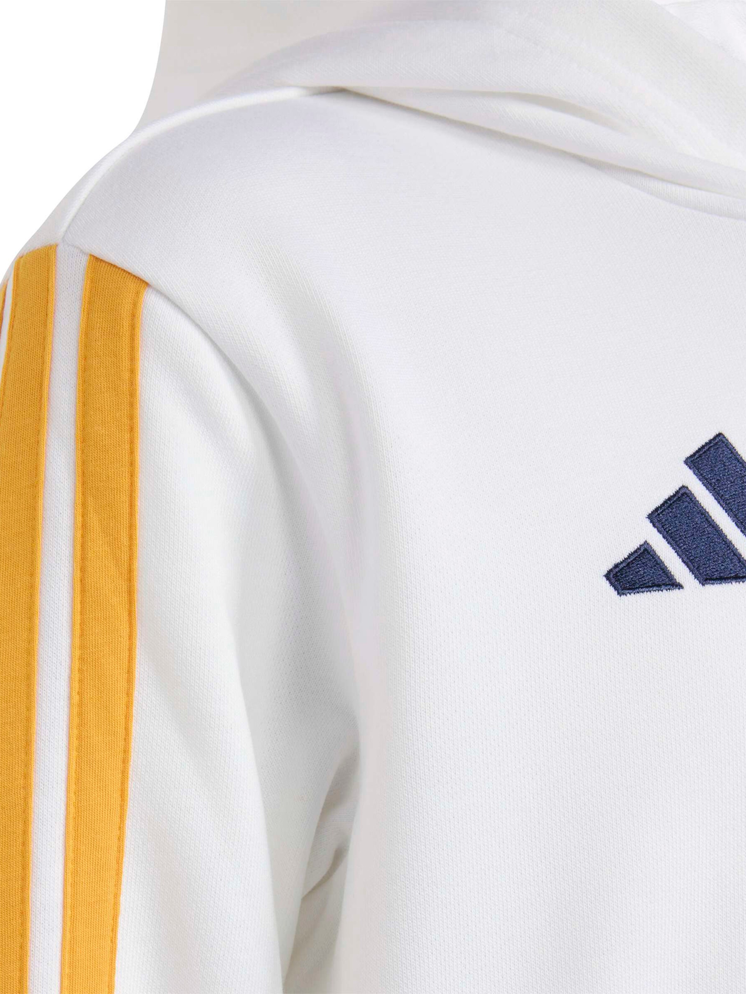 ADIDAS PERFORMANCE Urheilullinen collegepaita 'REAL' värissä valkoinen